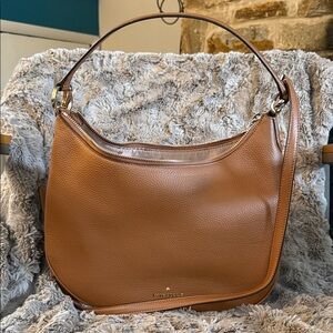 Kate Spade Tan Leather Hobo Bag
